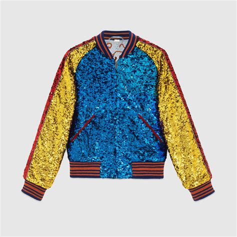 gucci sequin bomber jacket fake|is gucci a real brand.